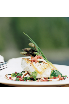 A combo pack of fresh Halibut and Black Cod, Sablefish